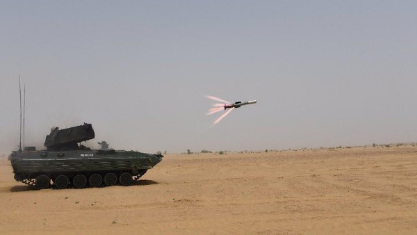 Indian Army successfully test third Generation Anti-Tank Guided Missile NAG in pokhran range Indian Army successfully test third Generation Anti-Tank Guided Missile NAG in pokhran range
