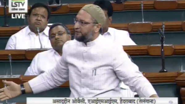 कांग्रेस पर भड़के ओवैसी