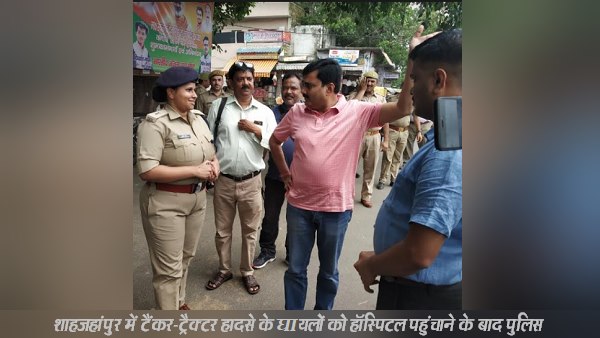 deadly accident between tractor-truck at shahjahanpur, 14 injured deadly accident between tractor-truck at shahjahanpur, 14 injured