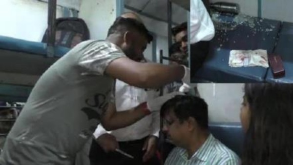 stone throwing on Chitrakoot Express passengers injured stone throwing on Chitrakoot Express passengers injured