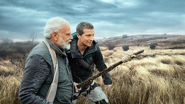 PM Modi With Bear Grylls in Man Vs Wild on Discovery Channel, PM Modi reveal about his childhood. PM Modi With Bear Grylls in Man Vs Wild on Discovery Channel, PM Modi reveal about his childhood.