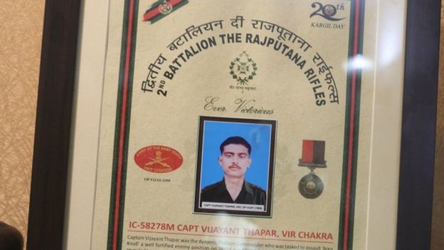 LIEUTENANT VIJAYANT THAPARS FAMILY LIEUTENANT VIJAYANT THAPARS FAMILY