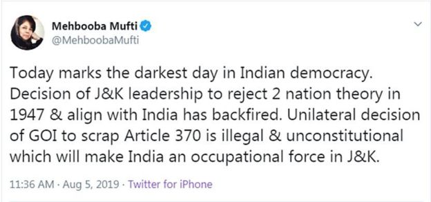 @MEHBOOBAMUFTI @MEHBOOBAMUFTI