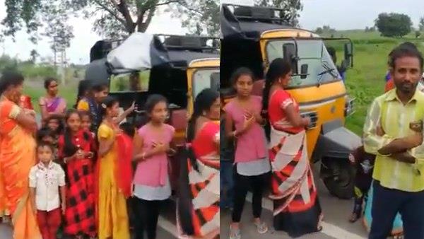 ऑटो के अंदर से उतरीं 24 सवारियां