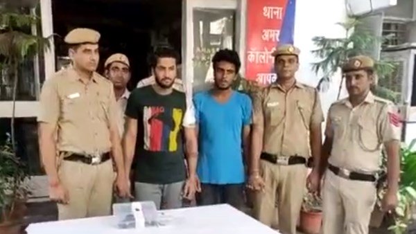 two brothres arrested by amar colony police for fake firing case two brothres arrested by amar colony police for fake firing case