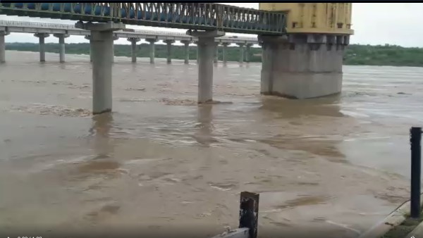 Alert: Chambal river flowing 4.91 meters above danger mark dholpur Alert: Chambal river flowing 4.91 meters above danger mark dholpur