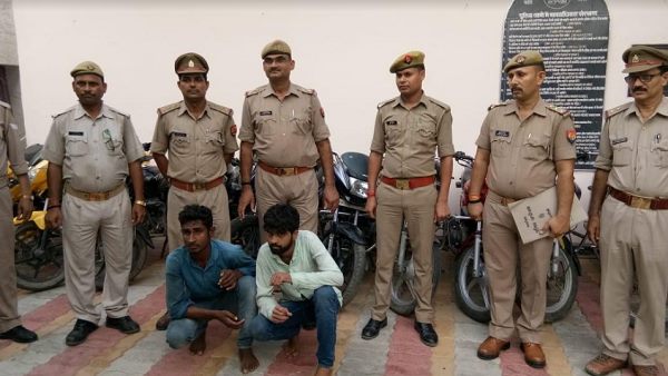 chandauli police busted vehicle thieves gang chandauli police busted vehicle thieves gang