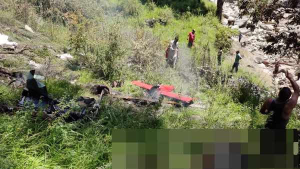 Uttarakhand helicopter carrying relief material to flood affected crashed in Uttarkashi Uttarakhand helicopter carrying relief material to flood affected crashed in Uttarkashi