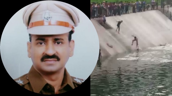 shiprpath SHO Surendra Yadav Saved life of Young Girl from dravyavati river shiprpath SHO Surendra Yadav Saved life of Young Girl from dravyavati river