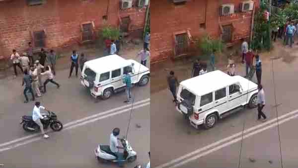 Student leaders clash in jodhpur, video viral Student leaders clash in jodhpur, video viral