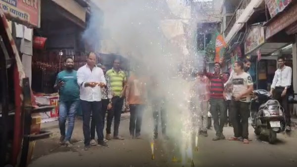 Celebration on Article 370 revoked From Jammu And Kashmir Celebration on Article 370 revoked From Jammu And Kashmir