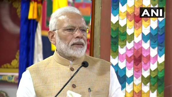 PM Narendra Modi in a joint statement with Bhutan PM Lotay Tshering PM Narendra Modi in a joint statement with Bhutan PM Lotay Tshering