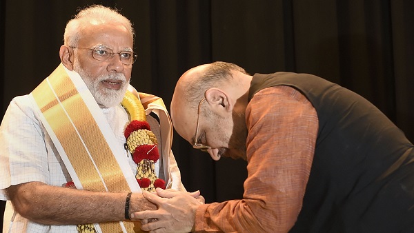 अमित शाह की पीएम मोदी की तारीफ
