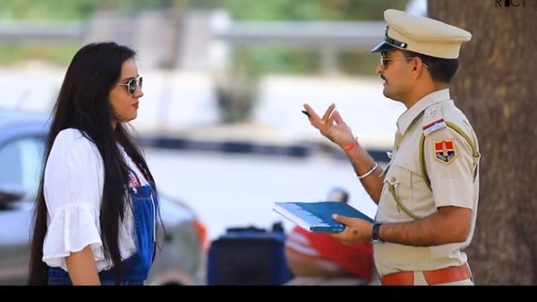 मंडफिया की थानाधिकारी ने अवगत करवाया