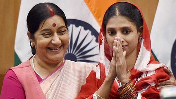Sushma swaraj was Searching Groom For dumb deaf Geeta Sushma swaraj was Searching Groom For dumb deaf Geeta