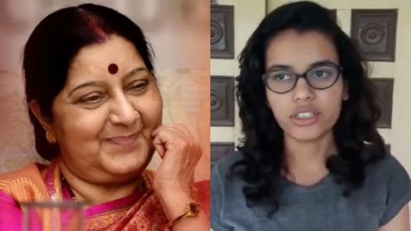 sushma-swaraj Helped Bhanupriya of Sikar For visa of america sushma-swaraj Helped Bhanupriya of Sikar For visa of america