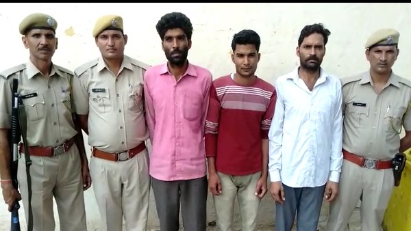 Three brothers arrested for history sheeter murder in tapukara alwar Three brothers arrested for history sheeter murder in tapukara alwar