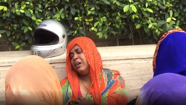 A girl student jumped from school building A girl student jumped from school building