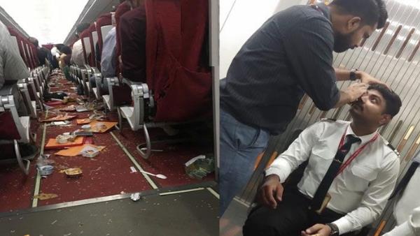 air India AI-467 flight damages due to thunderstorm, crew suffered injuries air India AI-467 flight damages due to thunderstorm, crew suffered injuries