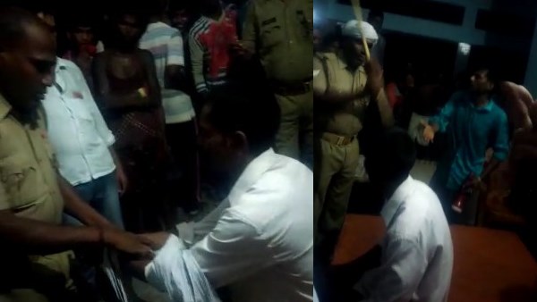 two constables suspended for beating youth suspicious in child lifter two constables suspended for beating youth suspicious in child lifter