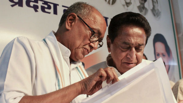 सिंधिया के खिलाफ है दिग्विजय-कमलनाथ खेमा