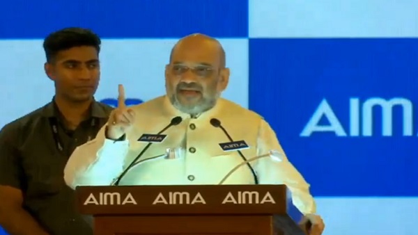 amit shah slammed congress during aima 46th national management convention amit shah slammed congress during aima 46th national management convention
