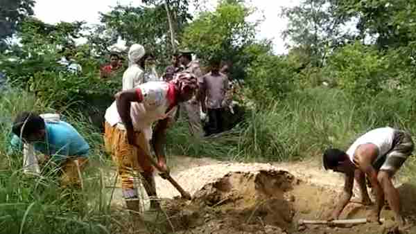 After six months body was removed from the tomb After six months body was removed from the tomb