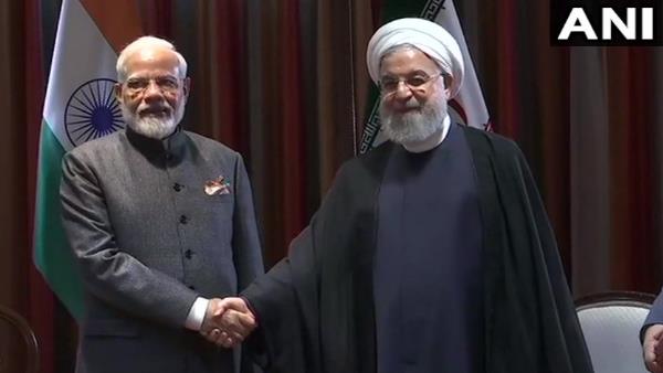 pm Narendra Modi meets Iran President Hassan Rouhani in New York pm Narendra Modi meets Iran President Hassan Rouhani in New York