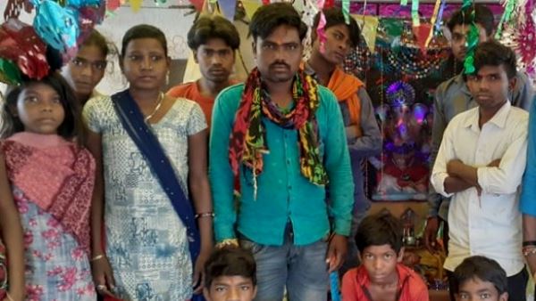 Karahal Sheopur Man pledged himself for Ganesh festival Karahal Sheopur Man pledged himself for Ganesh festival