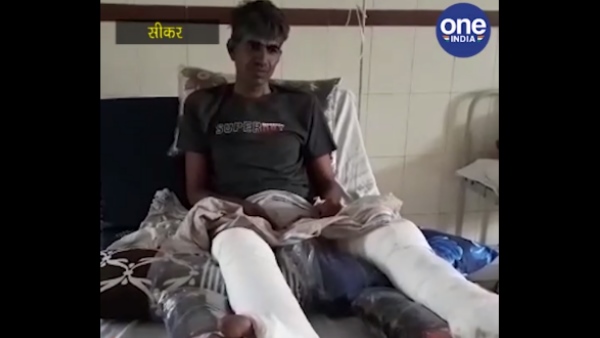 Sikars youth found locked in sack on Jhunjhunu Bikaner bypass Sikars youth found locked in sack on Jhunjhunu Bikaner bypass