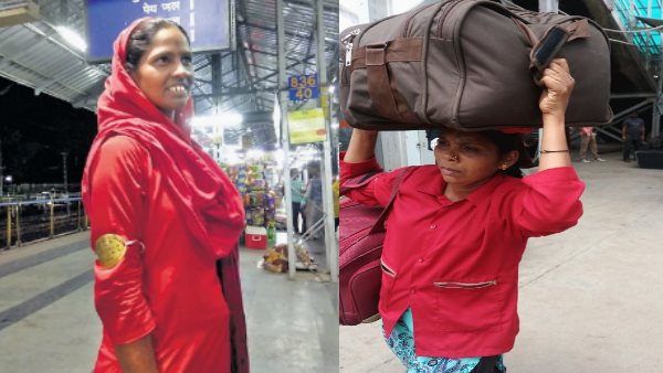 story of women Coolie Lakshmi at Bhopal and jabalpur railway station story of women Coolie Lakshmi at Bhopal and jabalpur railway station