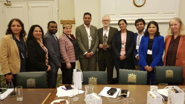 BJP attacks Congress after Congress representatives meeting with Labour Party Jeremy Corbyn BJP attacks Congress after Congress representatives meeting with Labour Party Jeremy Corbyn