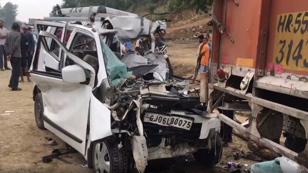 five members of gujarat family killed in road accident at udaipur rajasthan five members of gujarat family killed in road accident at udaipur rajasthan