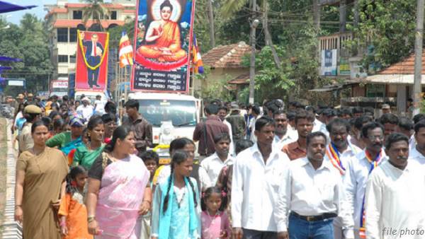 Gujarat: Dalit families convert to Buddhism when patidars cancelled garba Gujarat: Dalit families convert to Buddhism when patidars cancelled garba