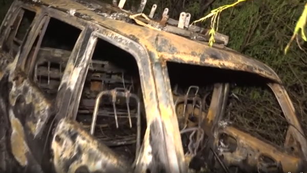 Vehicle of BJP candidate caught fire Vehicle of BJP candidate caught fire