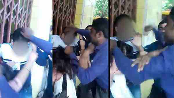 Husband beat his wife and lover on Kanpur Husband beat his wife and lover on Kanpur