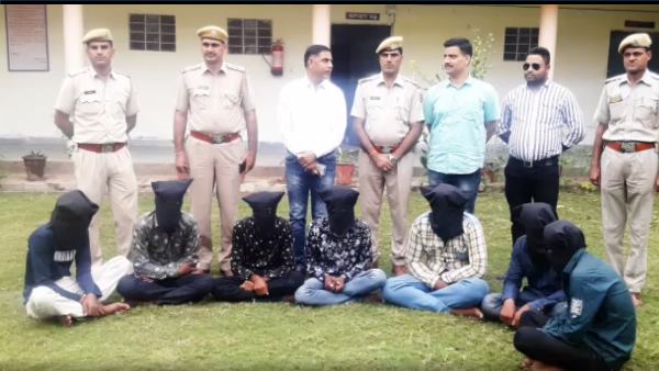 seven arrested in parbatsar jewellers loot case of nagaur district seven arrested in parbatsar jewellers loot case of nagaur district