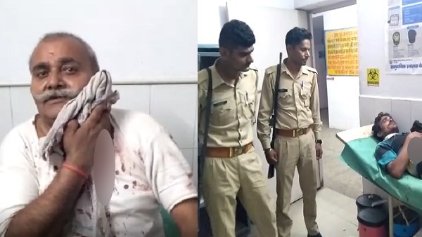 पिता का कान काटकर खुद के गले पर भी किया वार