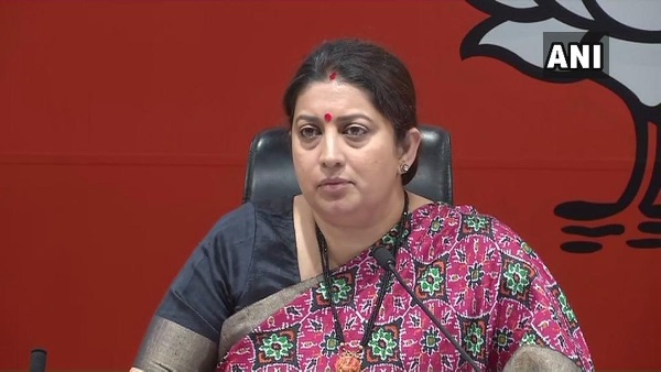 smriti irani slams rahul gandhi for jammu kashmir topic in britain smriti irani slams rahul gandhi for jammu kashmir topic in britain