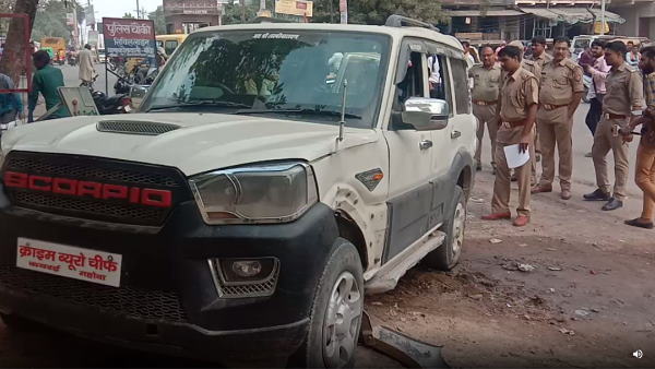 banda police caught 650 kg amonnium nitrate during vehicle checking banda police caught 650 kg amonnium nitrate during vehicle checking