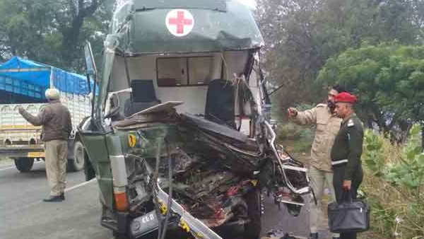 punjab army ambulance collapsed three soldier died punjab army ambulance collapsed three soldier died