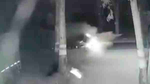 Bijnor: Live CCTV footage of road accident surfaced Bijnor: Live CCTV footage of road accident surfaced