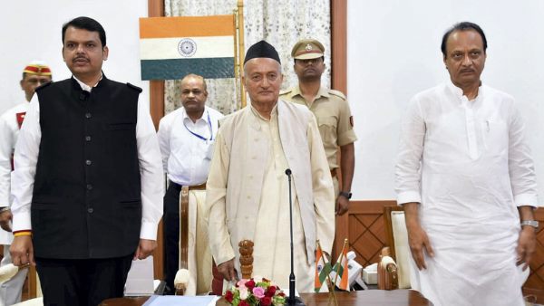 अब 2019 में कोश्यारी ने निभाई अहम भूमिका
