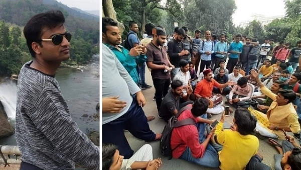BHU Sanskrit professor Firoz Khan leaves Varanasi and reached to jaipur home BHU Sanskrit professor Firoz Khan leaves Varanasi and reached to jaipur home