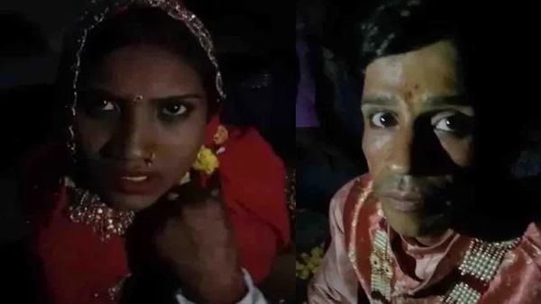 दूल्हे ने दुल्हन को पहनाया मंगलसूत्र