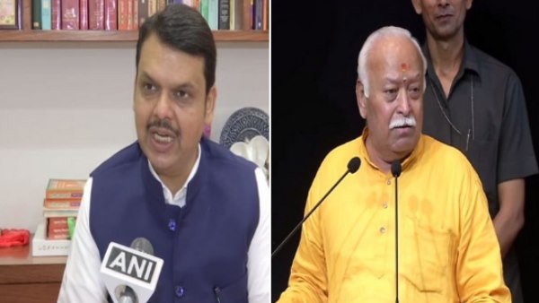 Maharashtra CM Devendra Fadnavis reaches RSS Headquarters to meet RSS Chief Mohan Bhagwat Maharashtra CM Devendra Fadnavis reaches RSS Headquarters to meet RSS Chief Mohan Bhagwat