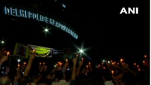 Delhi Police protest ends after 10 hours of high drama Delhi Police protest ends after 10 hours of high drama
