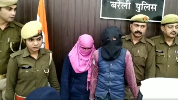 thief husband wife arrested in bareilly thief husband wife arrested in bareilly