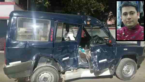 Meerut: one constable killed in road accident and three policemen injured Meerut: one constable killed in road accident and three policemen injured