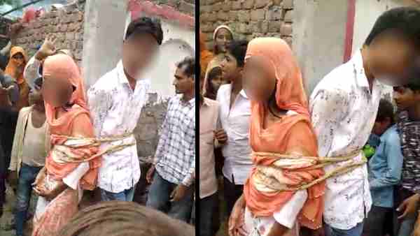 Husband arrested for tying and torturing lover couple Husband arrested for tying and torturing lover couple